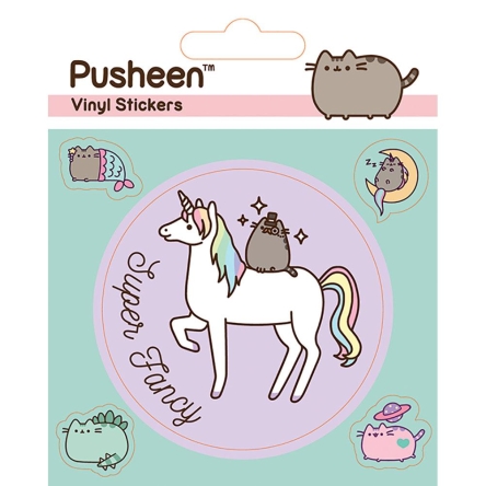 Pusheen - naklejki jednorożec