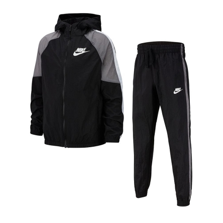 Dres juniorski Nike JR NSW Woven rozmiar XL (164 cm) czarny