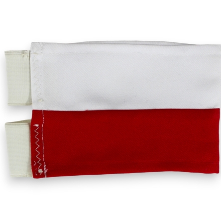 Opaska biało-czerwona