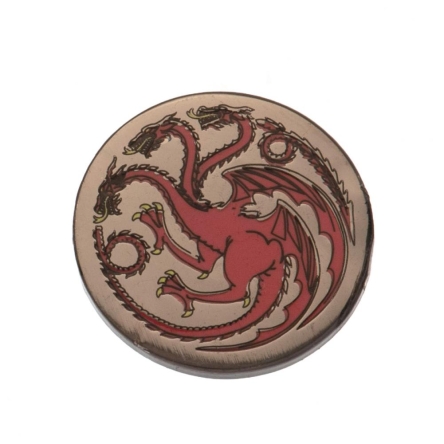 Gra o tron - odznaka Targaryen