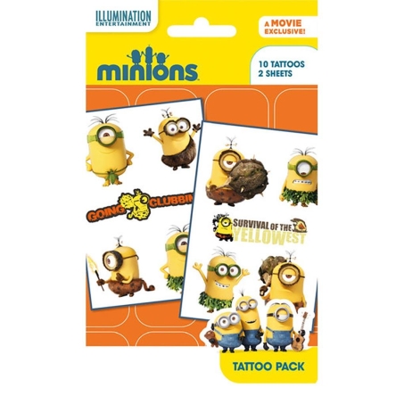 Minionki - zestaw tatuaży 