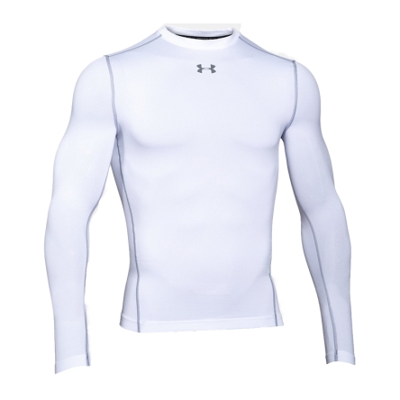 Koszulka z długim rękawem Under Armour Compression Crew rozmiar L biała