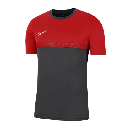 Koszulka Nike Academy Pro Top SS t-shirt rozmiar M szaro-czerwona