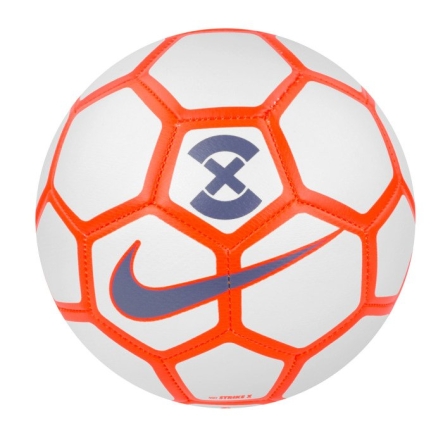Piłka Nike Strike X rozmiar 5 biała/pomarańczowa