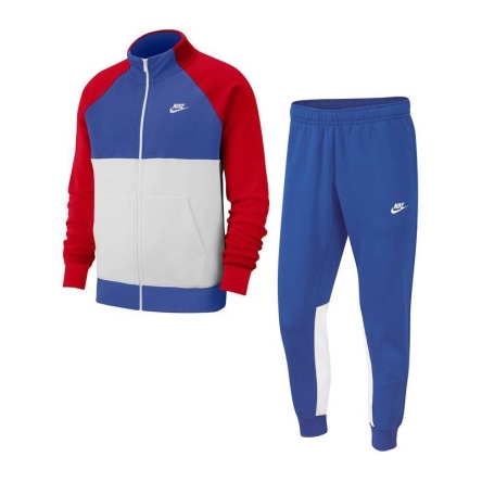 Dres Nike NSW Fleece rozmiar S niebieski / czerwony / biały