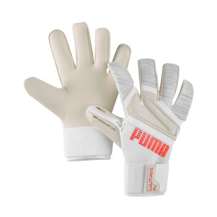 Rękawice bramkarskie Puma Ultra Grip 1 Hybrid Pro rozmiar 9,5 białe