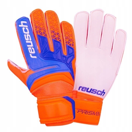 Rękawice bramkarskie juniorskie Reusch prisma SD Easy Fit Junior rozmiar 7 pomarańczowe