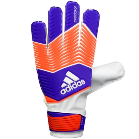Rękawice bramkarskie juniorskie adidas Predator Jr rozmiar 5 niebieskie