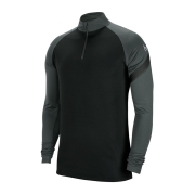 Bluza juniorska Nike JR Dry Academy Dril Top rozmiar XS (122 cm) czarna/grafitowa