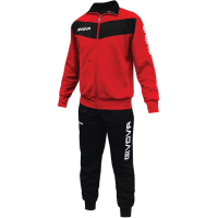 Dres juniorski Givova Tuta Visa rozmiar 4 XS czerwony/czarny
