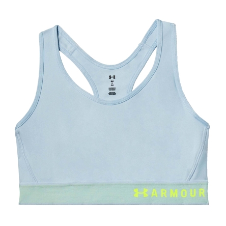 Biustonosz Under Armour Mid Keyhole Bra rozmiar M błękitny