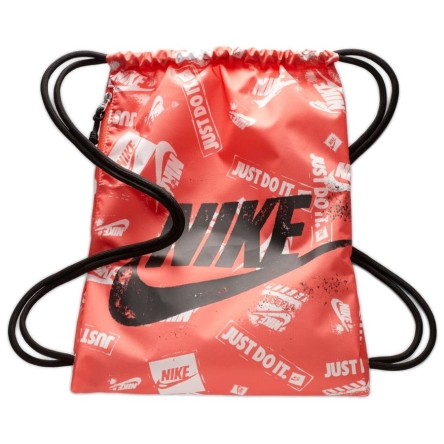 Worek Plecak Nike Hertigae Gymsack GFX 2 pomarańczowy