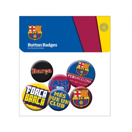 FC Barcelona - zestaw przypinek