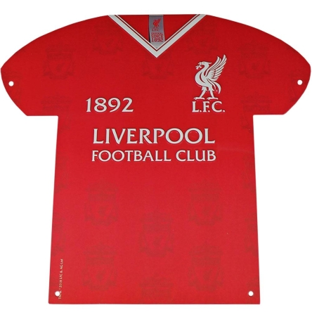 Liverpool FC - metalowy znak-koszulka 