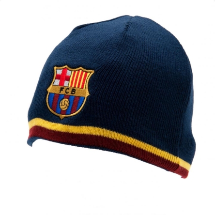 FC Barcelona - czapka zimowa dwustronna