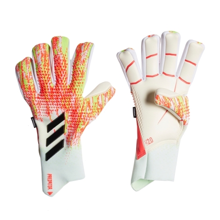 Rękawice adidas Predator Pro Fingersave rozmiar 9 białe/różowe