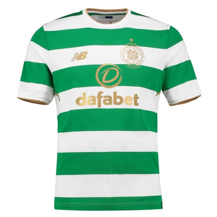 CELTIC GLASGOW - KOSZULKA 2017/18, DOM (NEW BALANCE)
