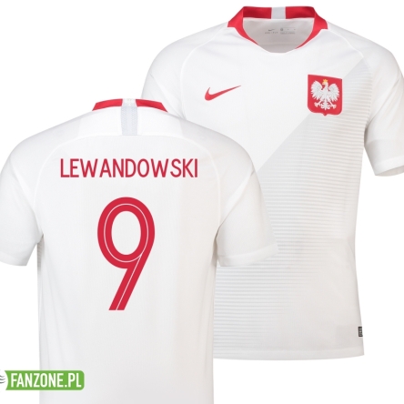 Koszulka Polski LEWANDOWSKI 9 Nike 2018-19 Polska
