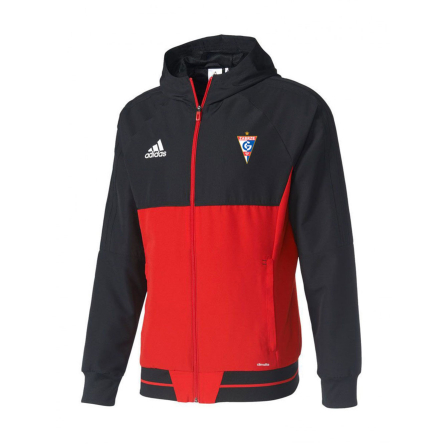 Bluza wyjściowa adidas Górnik Zabrze rozmiar S czarna/czerwona