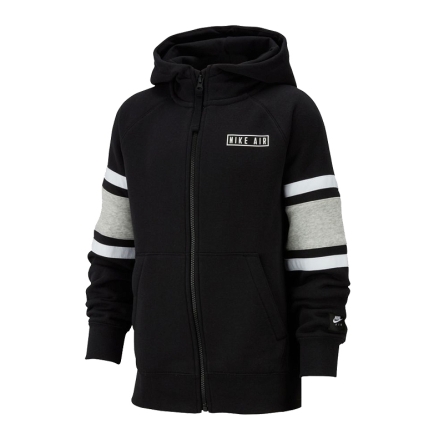 Bluza juniorska Nike JR Air Hoodie FZ rozmiar XL (164 cm) czarna