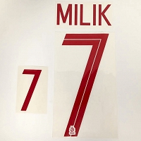 Nadruk na koszulkę Polski MILIK 7 Nike 2018-19