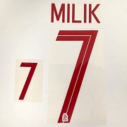 Nadruk na koszulkę Polski MILIK 7 Nike 2018-19