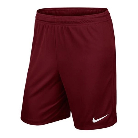 Spodenki juniorskie Nike JR Park II Knit shorty rozmiar M (140 cm) bordowe