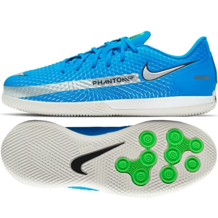 Buty piłkarskie Nike Phantom GT Academy IC Junior rozmiar 38 1/2 niebieskie