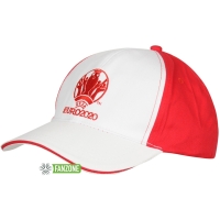 Czapka z daszkiem Euro 2020 biało-czerwona