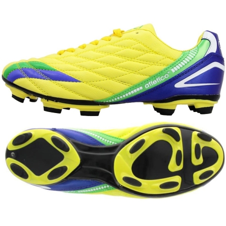 Buty piłkarskie ATLETICO FG rozmiar 40 żółte
