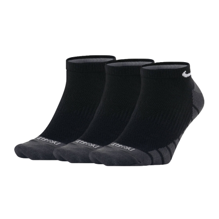 Skarpety niskie Nike Everyday Max Lightweight 3-Pak rozmiar 42-46 czarne
