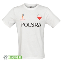 KOSZULKA POLSKA FIFA WORLD CUP 2018 (BIAŁA)
