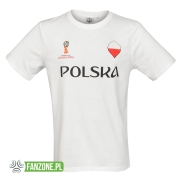 KOSZULKA POLSKA FIFA WORLD CUP 2018 (BIAŁA)