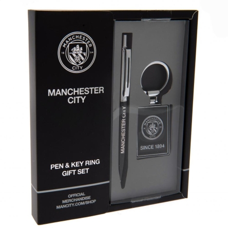 Manchester City - długopis i brelok