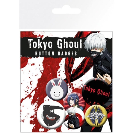 Tokyo Ghoul - zestaw przypinek