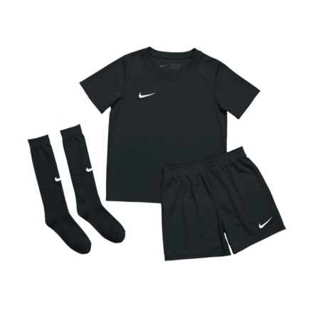 Komplet piłkarski juniorski Nike JR Dry Park 20 rozmiar M (110-116 cm) czarny [outlet]