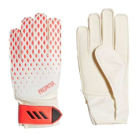 Rękawice bramkarskie juniorskie adidas JR Predator Training rozmiar 3 czerwone