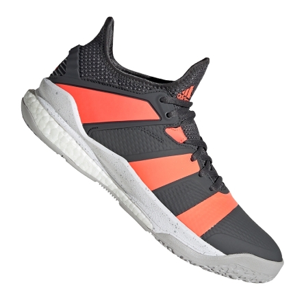 Buty adidas Stabil X rozmiar 43 1/3 szare/pomarańczowe