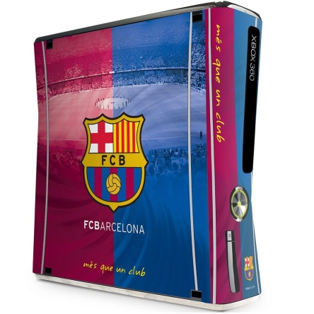 FC BARCELONA - SKÓRKA NA KONSOLĘ XBOX 360 SLIM - 24H