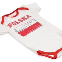 Polska - body dziecięce flaga Polski