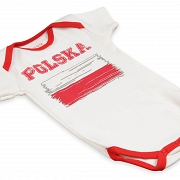 Polska - body dziecięce flaga Polski