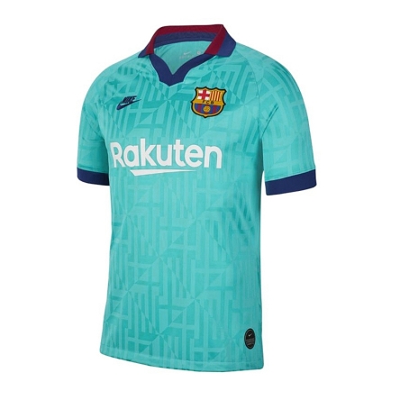 Koszulka Nike FC Barcelona 2019/20 Stadium Third T-shirt  rozmiar XXL turkusowa