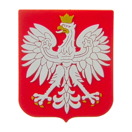 Polska - magnes na lodówkę herb
