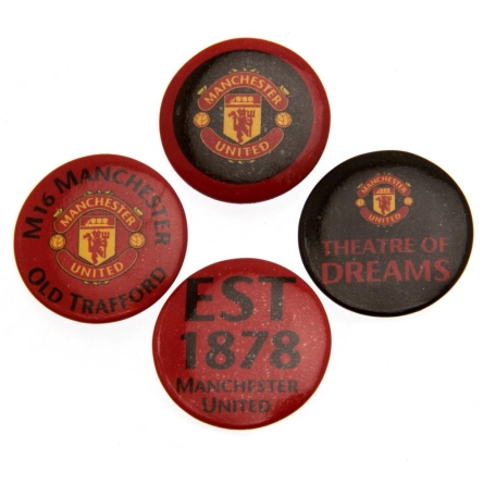 Manchester United - zestaw przypinek