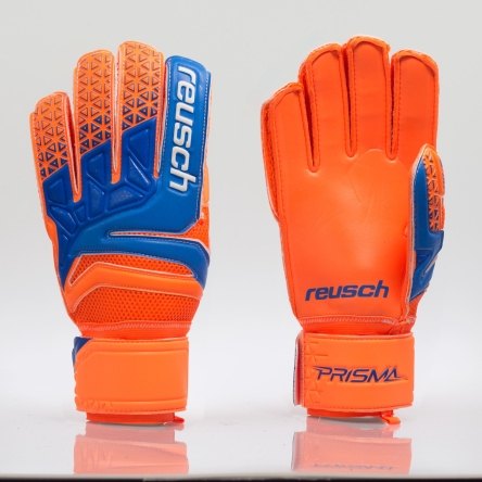 Rękawice bramkarskie Reusch Prisma SG Extra rozmiar 10 pomarańczowe/niebieskie