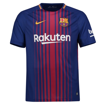 FC BARCELONA - KOSZULKA 2017/18, DOM (NIKE)