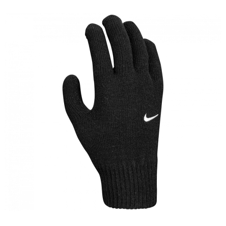 Rękawiczki juniorskie Nike JR Swoosh Knit Gloves 2.0 rozmiar S/M czarne