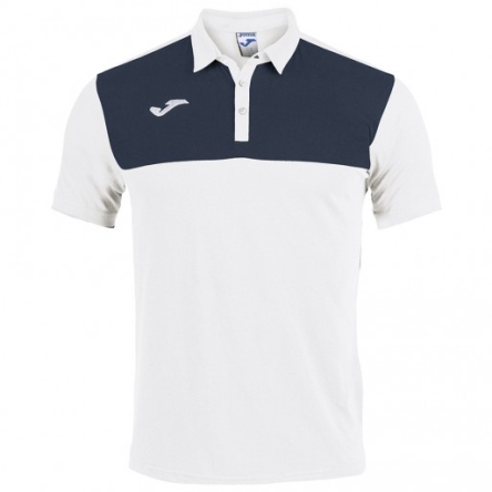 Koszulka Joma Polo Winner rozmiar L biały/granatowy