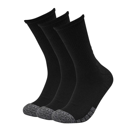 Skarpety Under Armour Heatgear Crew 3P rozmiar M (36-41) czarne