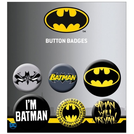 Batman - zestaw przypinek